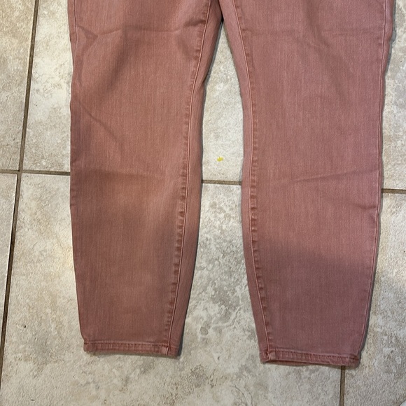 Liverpool High Rise Ankle Skinny Jeans Mauve Blush Pink 18 Plus - Picture 6 of 7